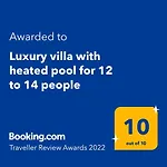 Luxury With Heated Pool For 12 To 14 People